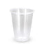 100 X Drinking Cups Clear Pp With Clear Dome Lid 15Oz / 425Ml