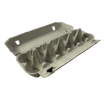 100 X Egg Cartons For 12 Eggs Full Dozen New Carton Grey