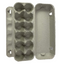 100 X Egg Cartons For 12 Eggs Full Dozen New Carton Grey