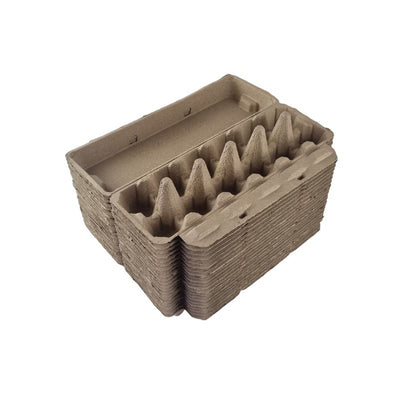 100 X Extra Large Brown Duck Egg Cartons For 12 Eggs Full Dozen Cardboard Carton