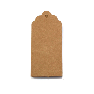100 X Kraft Tags Brown Diy Paper Gift Tag Without Twine