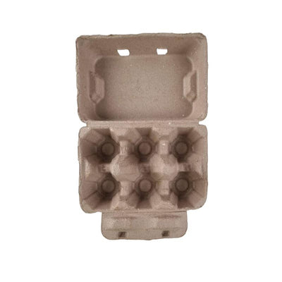 100 X Large Brown Duck Egg Cartons For 6 Eggs Half Dozen Carton