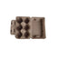 100 X Large Brown Duck Egg Cartons For 6 Eggs Half Dozen Carton