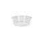 100 X Round Containers 225Ml Clear With Lids Salad Fruit Sauce Food Containers