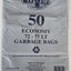 1000 Pcs X 72-77L Black Garbage Bin Liners Economy Bags