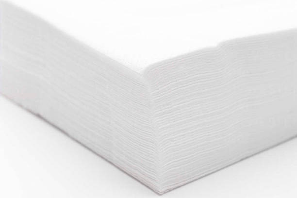 1000 X Alfresco Folded Dinner Napkins White 1 Ply