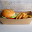 1000 X Kraft Brown Disposable Food Trays Boxes Bulk Takeaway Party Tray