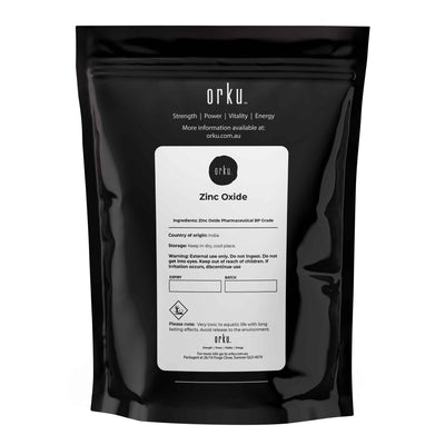 100g Zinc Oxide Powder BP Pharmaceutical Grade 99.9% Purity Resealable Bag