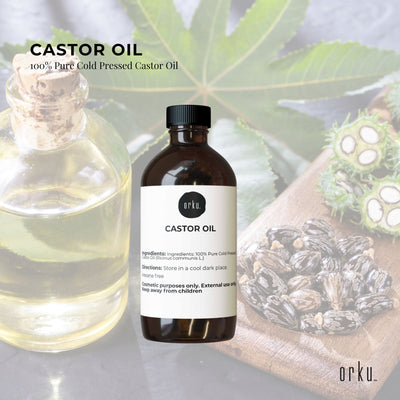 100ml Castor Oil - Hexane Free Cold Pressed Virgin Skin Hair Care