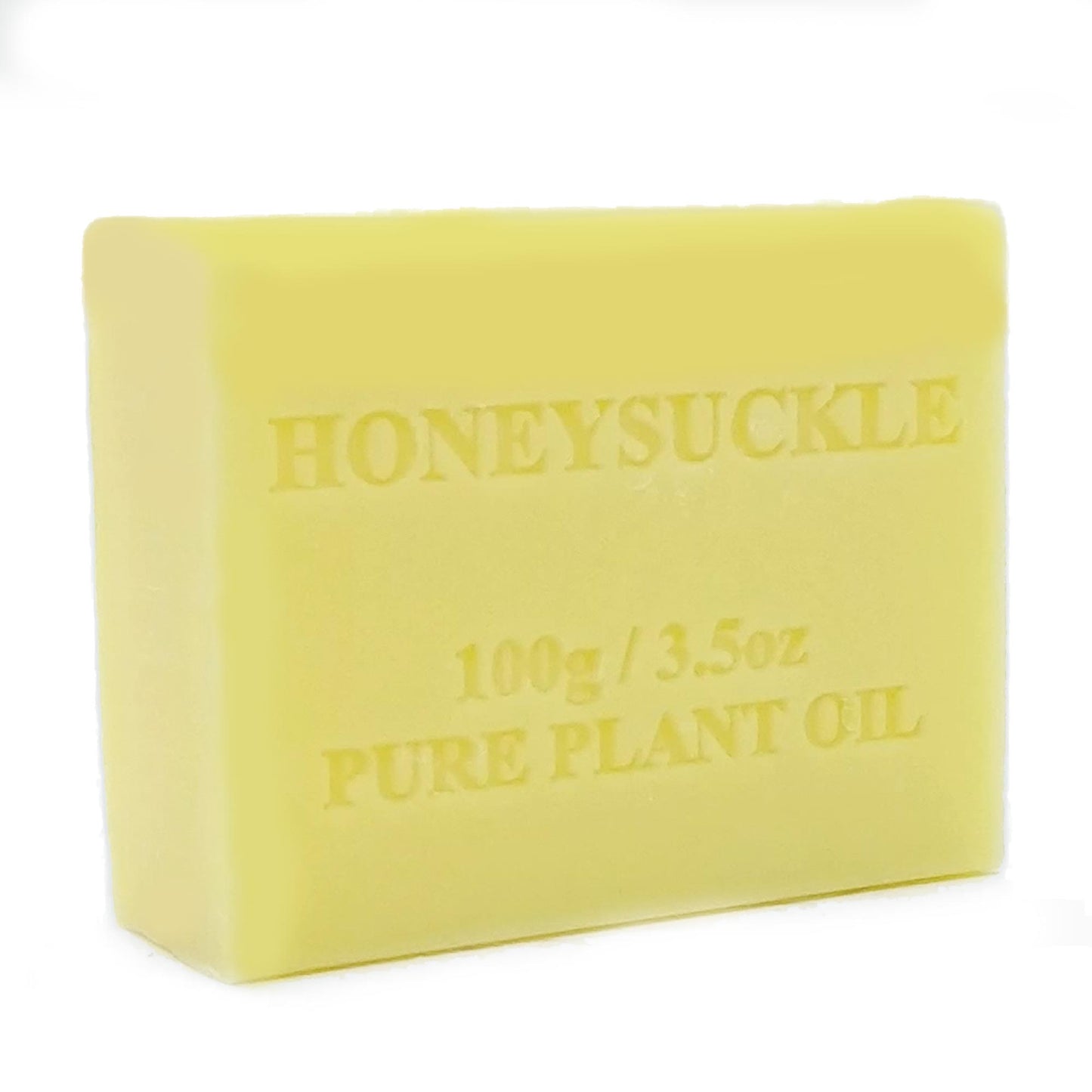 100x 100g Plant Oil Soap Honeysuckle Scent Pure Vegetable Bar Base Australian