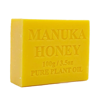 100x 100g Plant Oil Soap Manuka Honey Scent Pure Vegetable Bar Australian