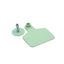 100x Cattle Ear Tags 5x4cm Set - Small Green Blank Sheep Pig Livestock Label