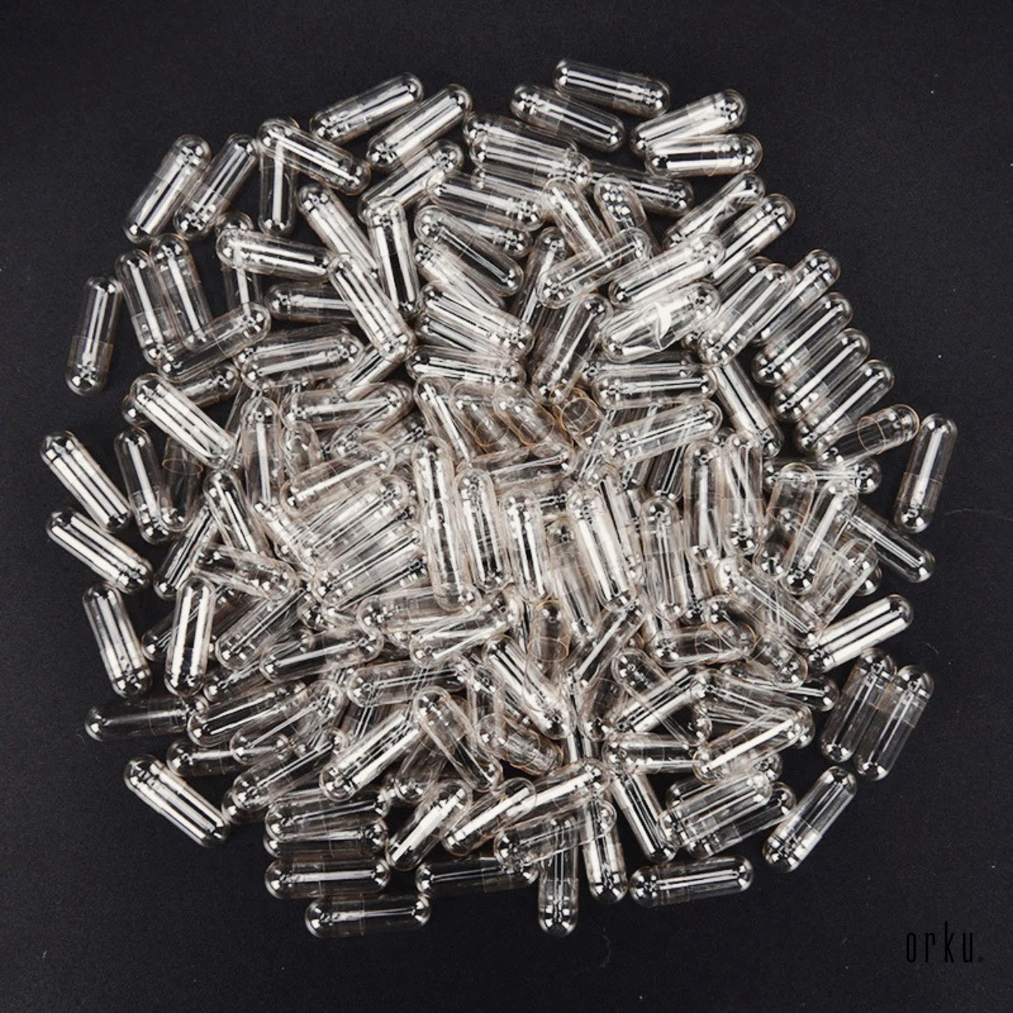 100x Empty Vegetable Capsules Size 00 - Unfilled Vege Vegan Clear Caps