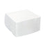 100x Takeaway Cake Box 7x7x4 Inches - Square Folding White Dessert Packaging