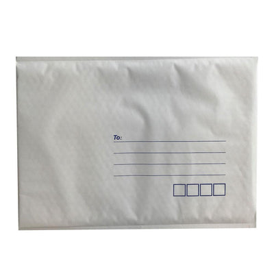 100x Tempest 265x380mm Bubble Mailers No.5 White Padded Eco Mail Bags Envelopes