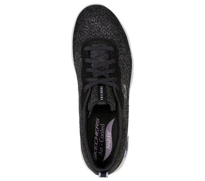 Womens Skechers Arch Fit Refine - Lavish Wish Black/White Walking Shoes