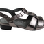 Womens Homyped Celia Platinum Sandals Slip On Low Heel Shoes