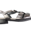 Womens Homyped Celia Platinum Sandals Slip On Low Heel Shoes