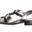 Womens Homyped Celia Platinum Sandals Slip On Low Heel Shoes