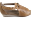 Womens Homyped Florence Latte Tan Sandals Slip On Shoes Flats