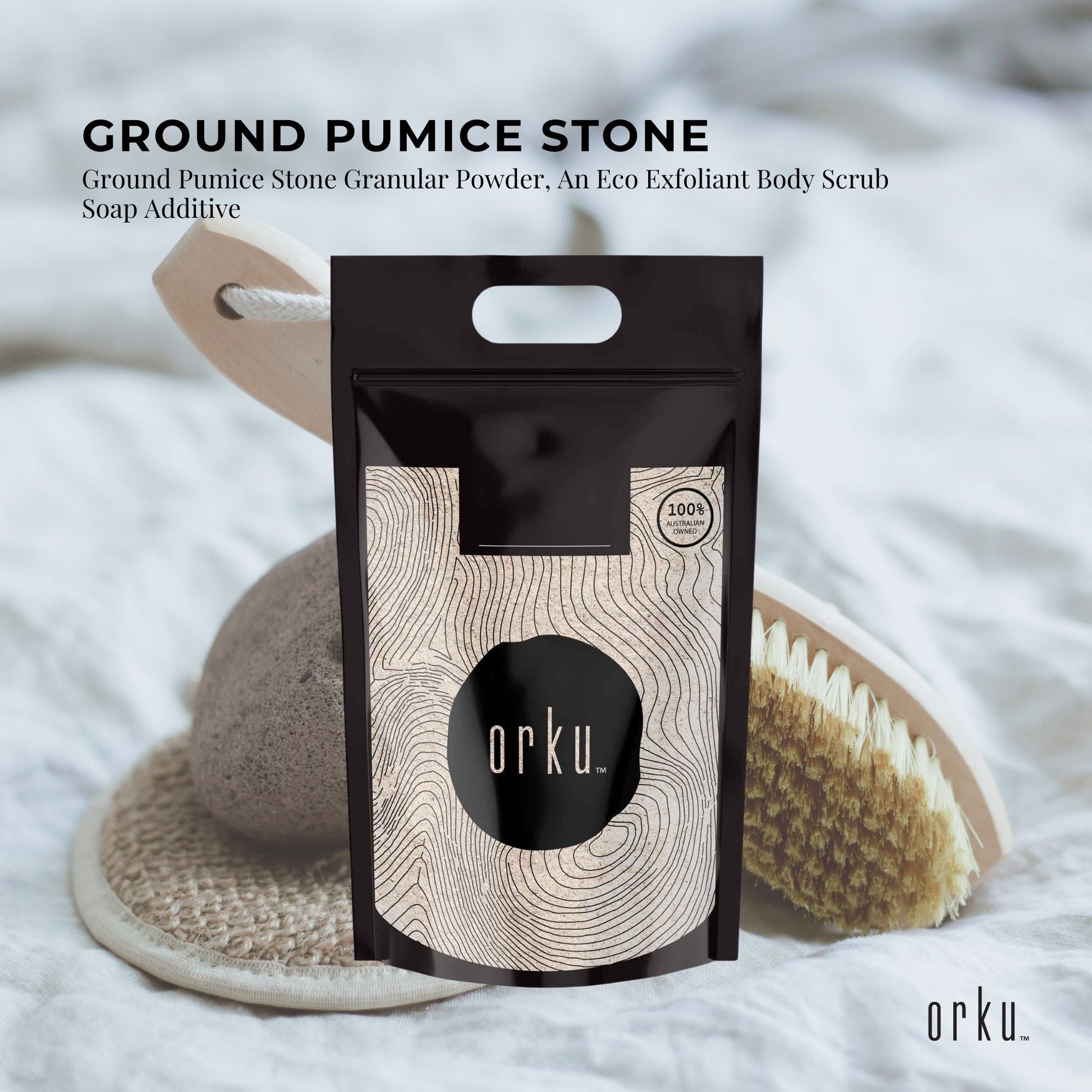 10Kg Ground Pumice Stone Granular Powder Eco Exfoliant Body Scrub Soap Additive