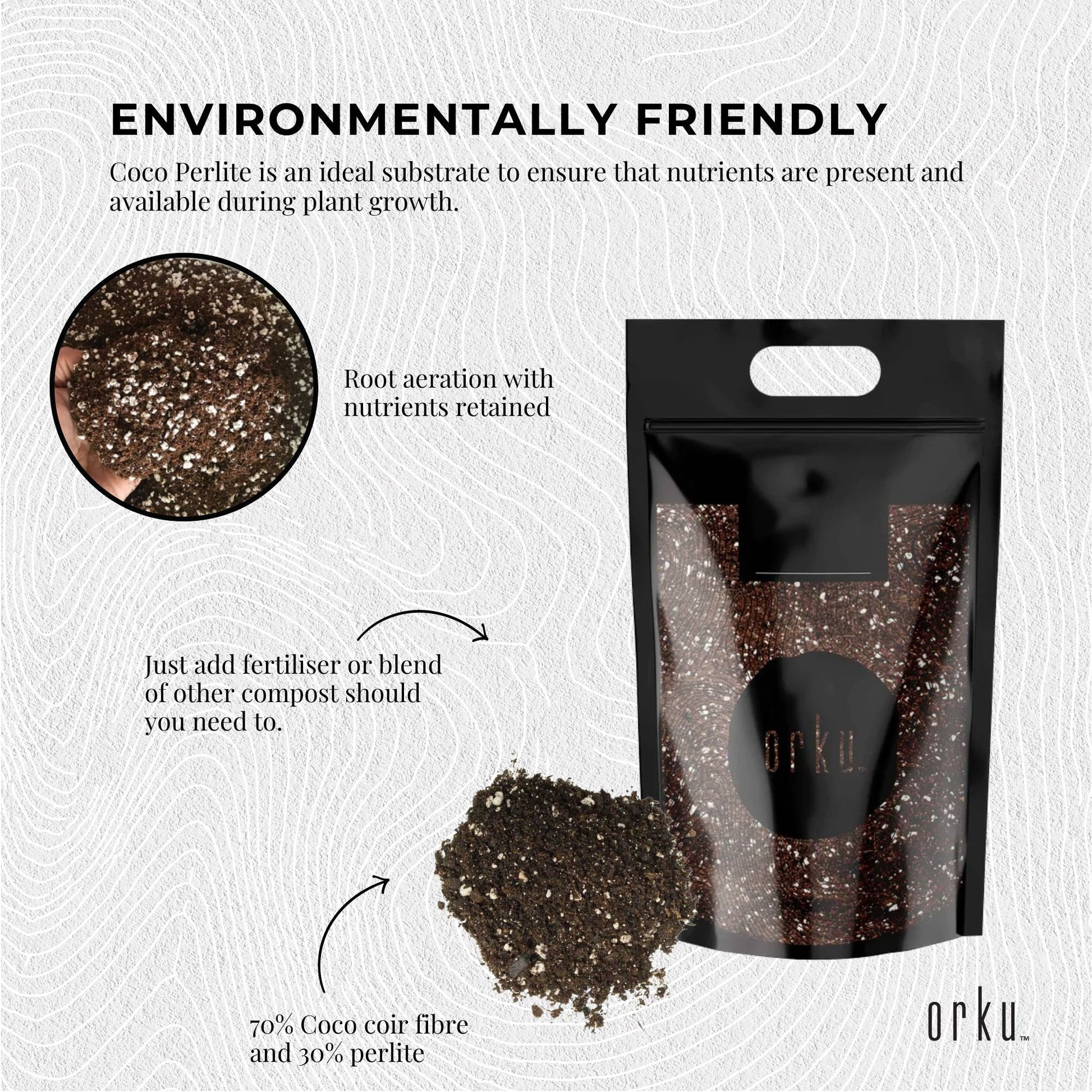 10L Premium Coco Perlite Mix - 70% Coir Husk 30% Hydroponic Plant Growing Medium