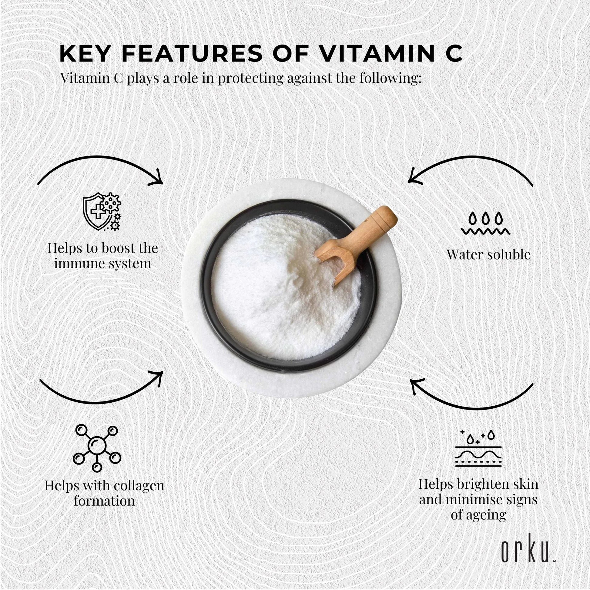 10g Vitamin C Powder L-Ascorbic Acid Pure Pharmaceutical Grade Supplement