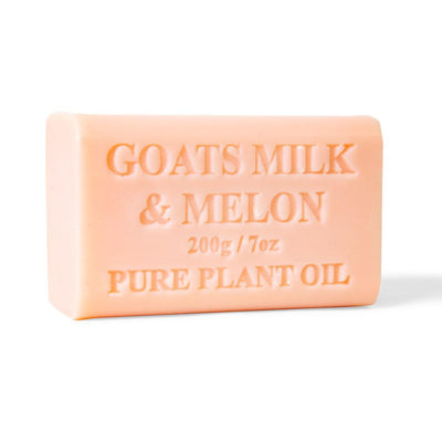 10x 200g Goats Milk Soap Bars - Melon Scent Pure Natural Australian Skin Care