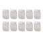 10x 250g Plastic Honey Jars + Lids - Square Clear Food Grade Packaging Containers