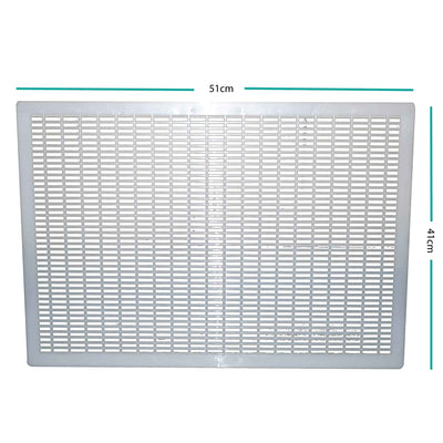 10x Frame Queen Bee Excluder For 10 Frame - Plastic 51x41cm Grill Trapper