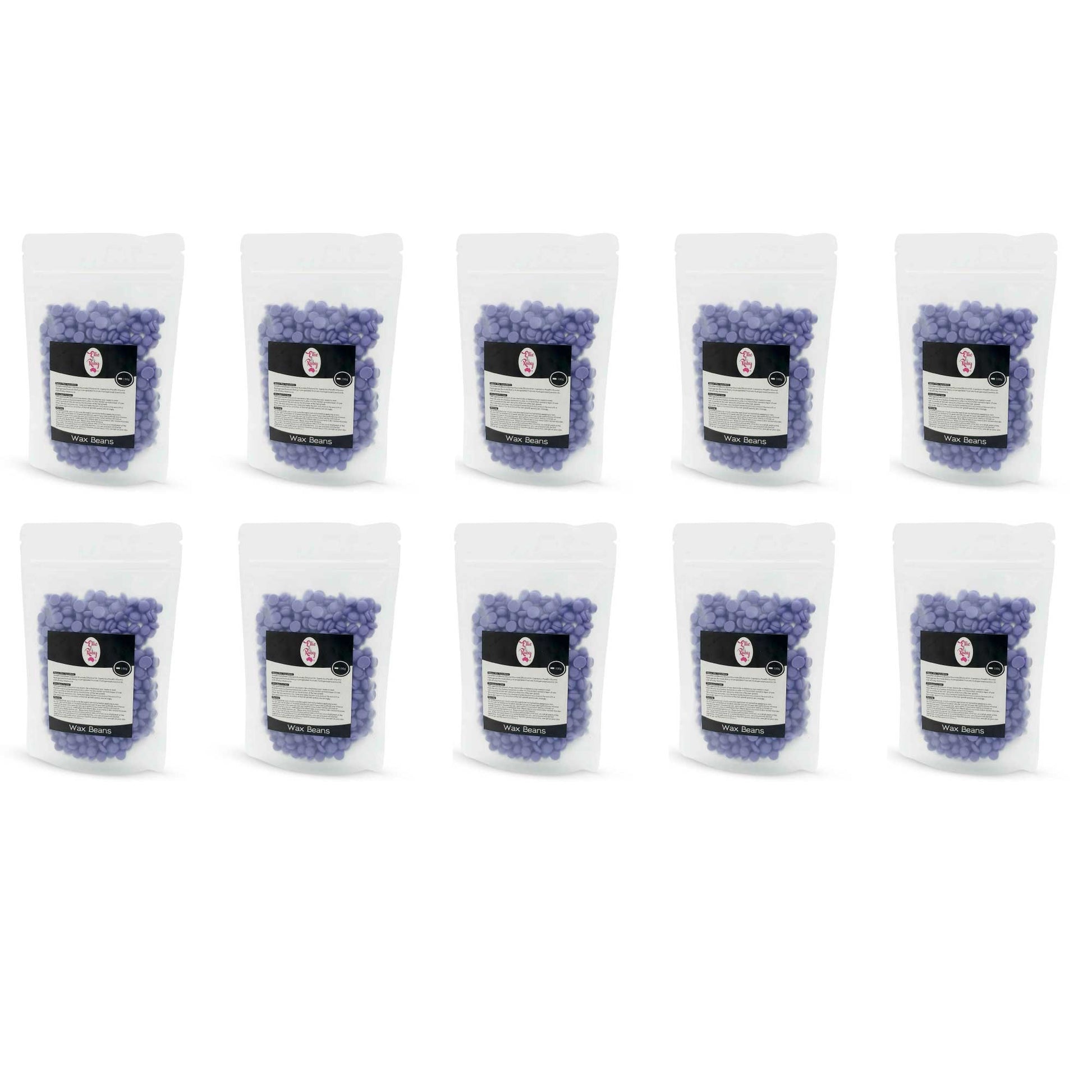 10x100g Hard Wax Beans - Brazilian Waxing Beads - Stripless Bikini Hair Removal