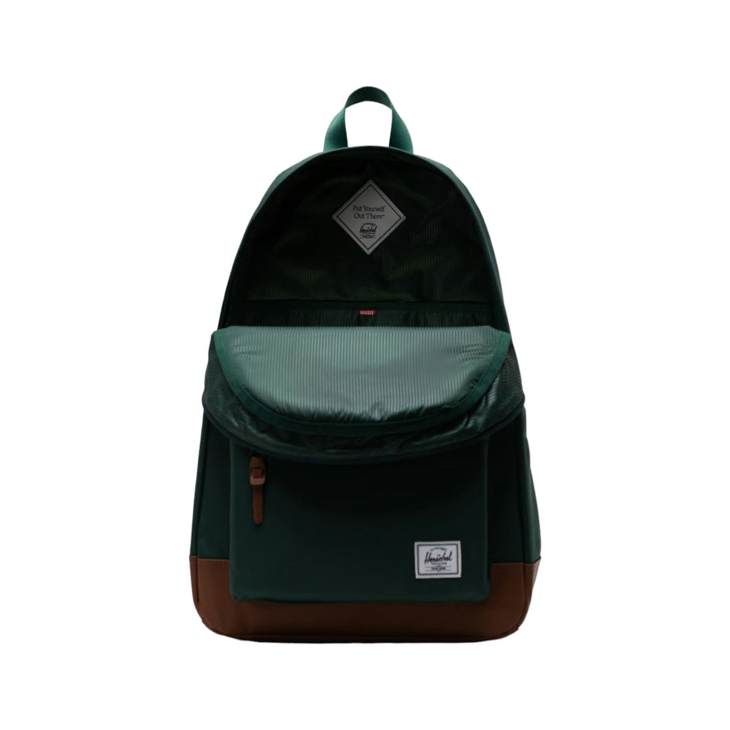 Unisex Herschel Heritage Travel Bag 24L Trekking Green/Tan Backpack