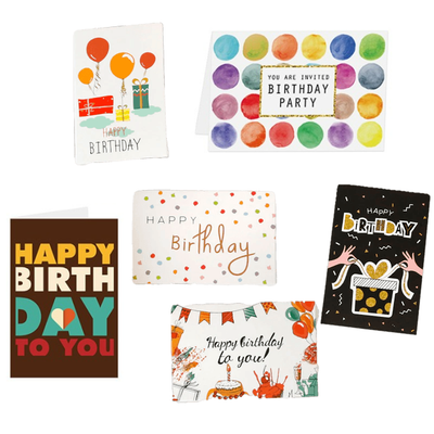 12 X Premium Birthday Cards Bulk Mixed Party Card Pack With Envelopes
