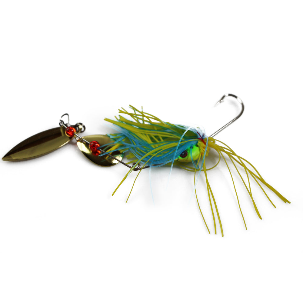 12 X Premium Double Blade Spinnerbaits Spinner Bait Bass Trout Fishing Lures 16G