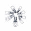 120 Pcs Copper Cable Lugs Electrical Battery Ring Terminal Connectors SC6-SC50