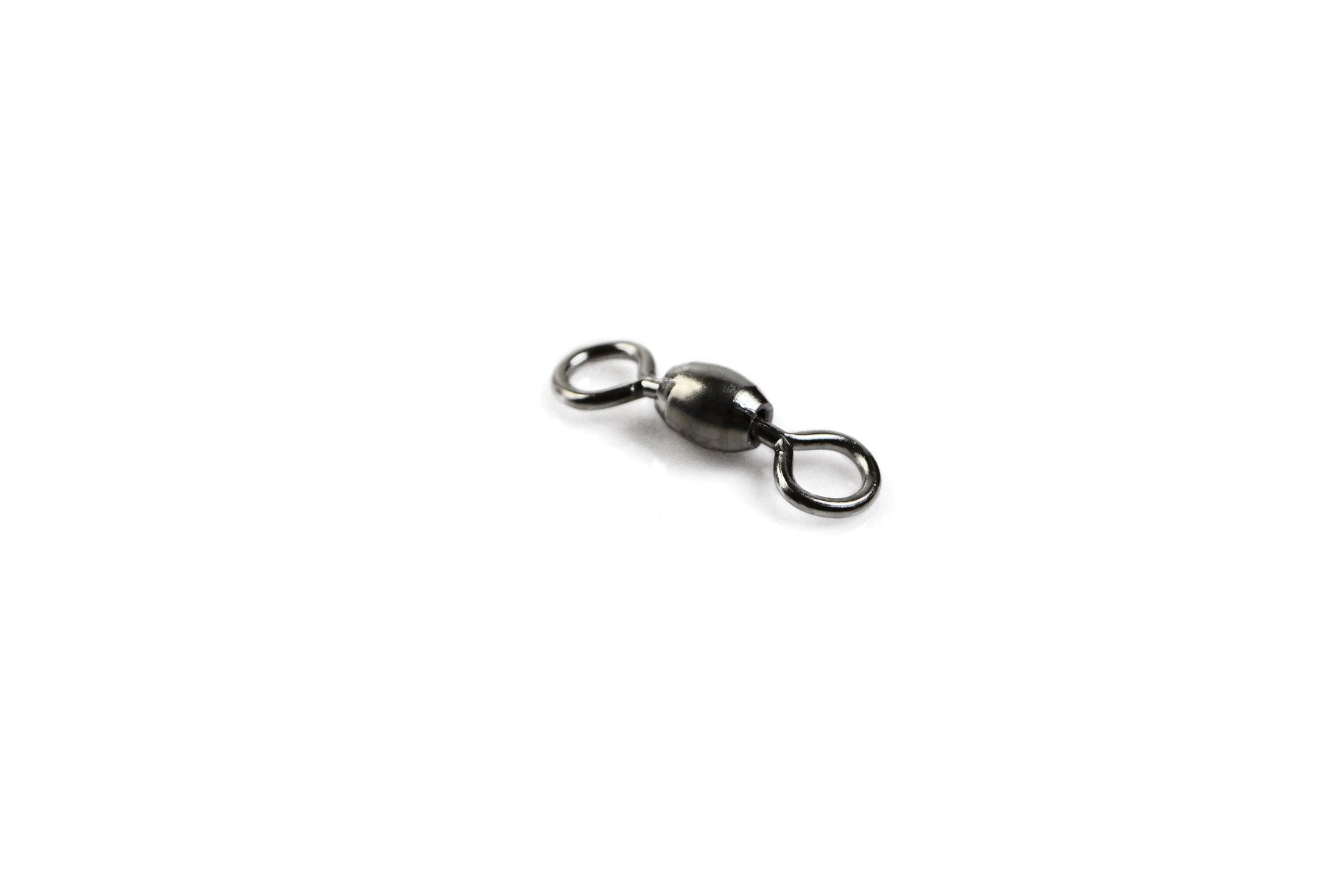 120Pcs X Silver Brass Barrel Fishing Swivel Ball Bearing Tackle Swivels