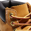 Kids Timberland Youth 6-Inch Premium Wheat Nubuck Waterproof Boots
