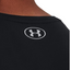 Womens Under Armour Black/ Metallic Silver Tech Crew Top