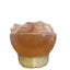 12V 12W Fire Bowl Himalayan Pink Salt Lamp Carved Rock Crystal Light Bulb On/Off