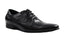 Mens Zasel Joe Black Leather Lace Up Shoes