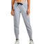 Womens Under Armour Steel Grey/ Black Rival Fleece Joggers Athletic Trackies