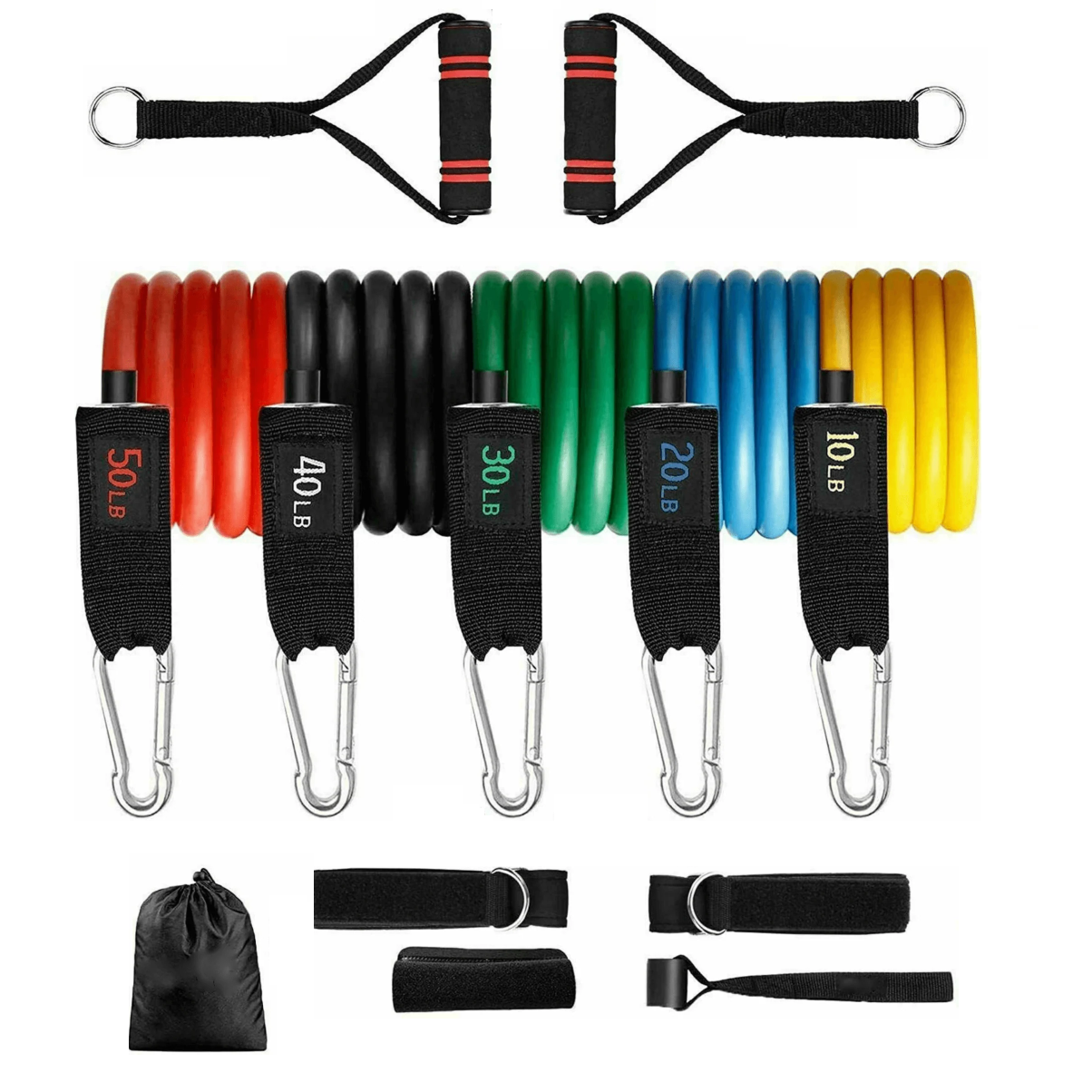 3 Sets X 13Pc Yoga Resistance Band Home Workout Set With Handles