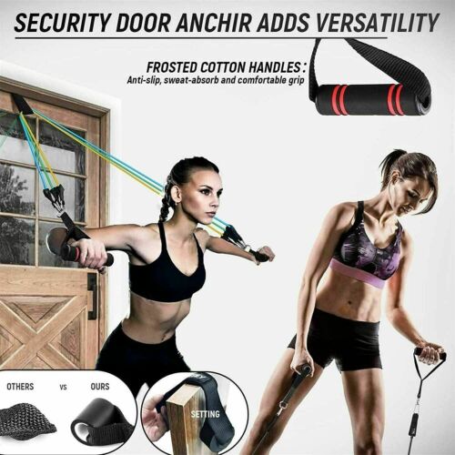 2 Sets X 13Pc Yoga Resistance Band Home Workout Set With Handles