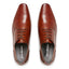 Mens Julius Marlow Grand Tan Leather Lace Up Work Dress Formal Shoes