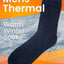 15 Pairs X Mens Heavy Duty Thermal Cotton Work Thick Winter Heated Crew Socks