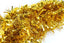 15 X Christmas Tinsel Thick 2-Tone Xmas Garland Tree Decorations - Gold/Gold