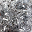 15 X Christmas Tinsel Thick 2-Tone Xmas Garland Tree Decorations - Silver/Silver