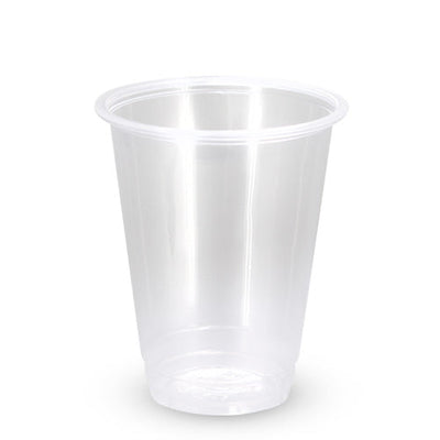 150 X Drinking Cups Clear Pp With Clear Dome Lid 15Oz / 425Ml