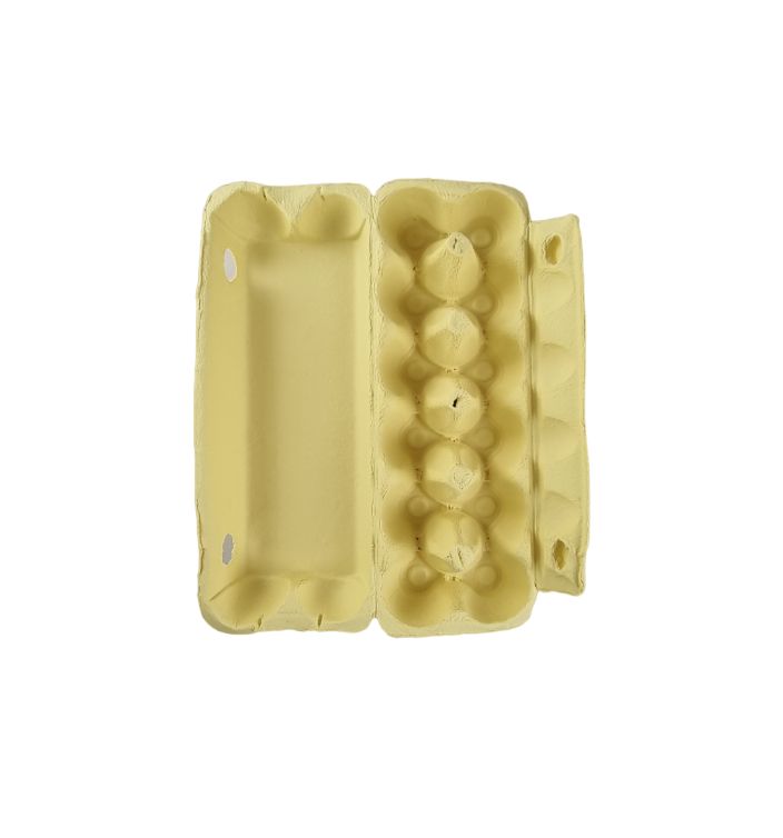 150 X Yellow Full Dozen Carton 12-Egg Recyclable Egg Cartons