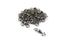 150Pcs X Silver Brass Barrel Fishing Swivel Ball Bearing Tackle Swivels